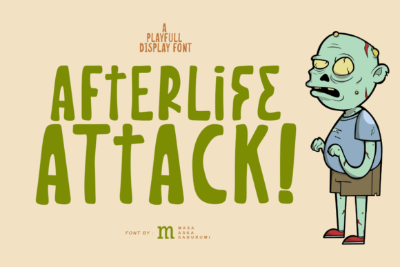 Afterlife Attack: A Spooky Display Font That Elevates Digital Branding
