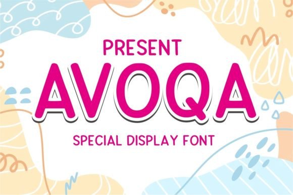 Avoqa: A Uplifting Display Font for Modern Web Design