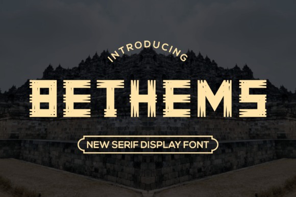 Bethems: A Bold Display Font for Scroll-Stopping Marketing