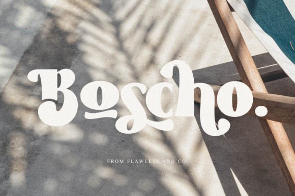Boscho: A Display Font That Makes Your Campaigns Instantly Recognizable