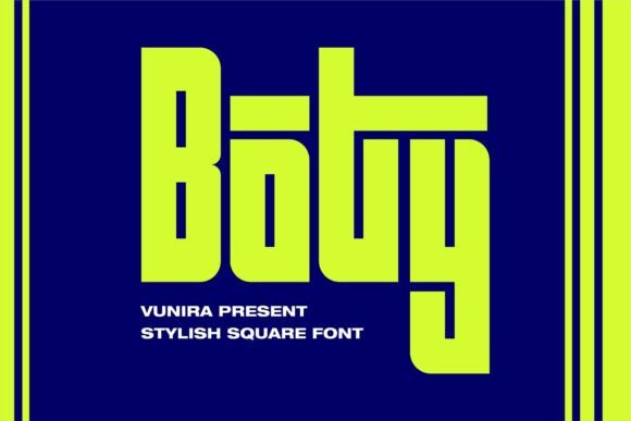 Boty: A Display Font That Makes Your Headlines Instantly Recognizable