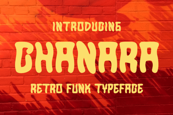 Chanara: A Retro Display Font That Pops in Real Campaigns