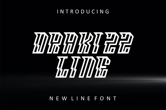 Drakizz Line: A Bold Display Font for Scroll-Stopping Marketing