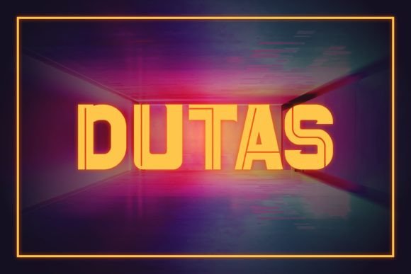 Dutas: A Friendly Display Font for Campaign Headlines