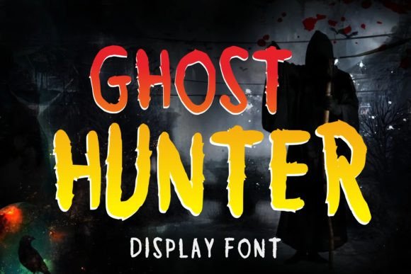 Ghost Hunter: A Spooky-Yet-Fun Display Font for Small Business Branding