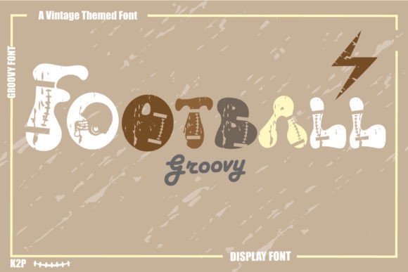 Groovy Football: A Bold Display Font for Memorable Branding