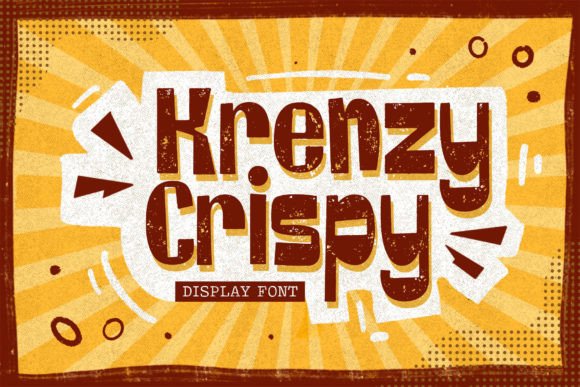 Krenzy Crispy: A Playful Display Font with Editorial Charm