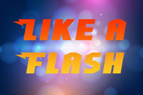 Like a Flash: A Bold Display Font That Commands Attention