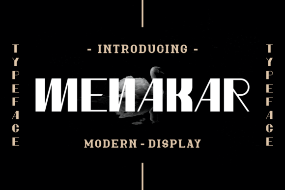 Menakar: A Bold Display Font That Elevates Real Small Business Branding