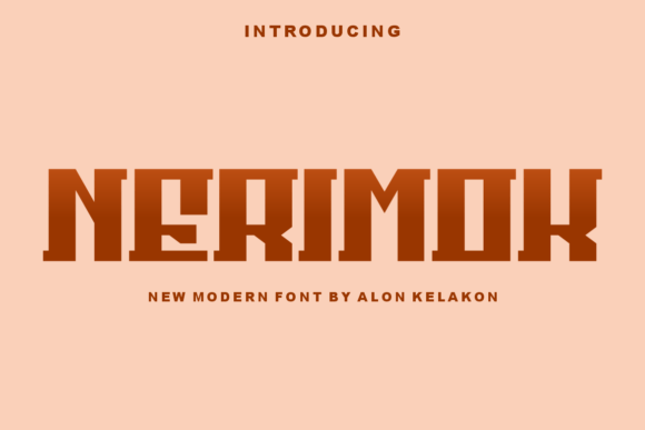 Nerimok: A Display Font That Actually Works in Real Branding