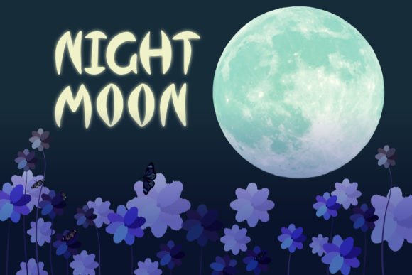 Nightmoon: A Display Font for Mystery and Mood