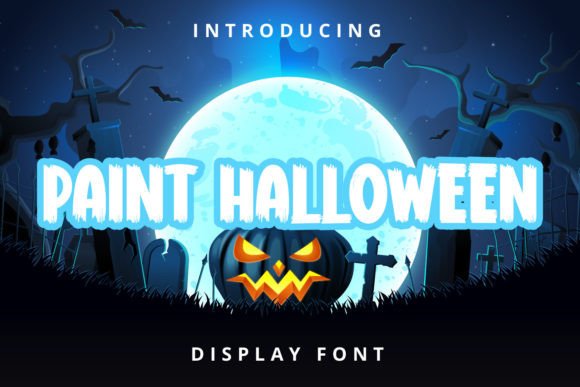 Paint Halloween: A Bold Display Font for Memorable Branding