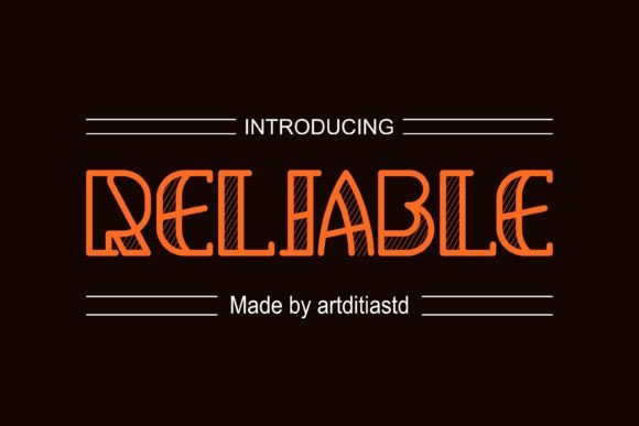 Reliable: A Display Font That Anchors Editorial Calm