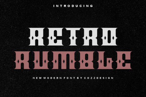Retro Rumble: A Display Font That Builds Brand Recognition
