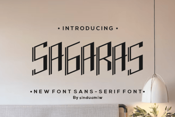 Sagaras: A Display Font That Earns Its Space