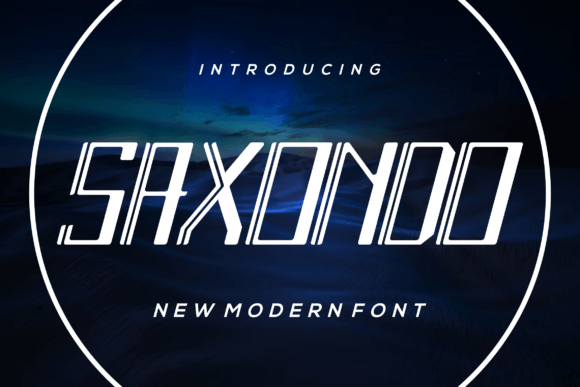 Saxondo: A Modern Display Font That Just Works