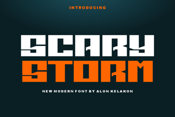 Scary Storm: A Display Font That Grabs Attention—Fast