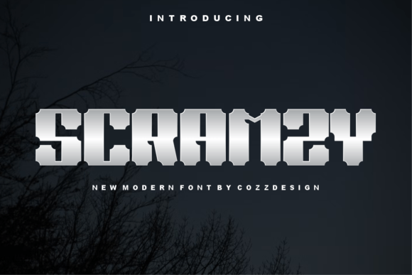 Scramzy: A Futuristic Display Font That Grabs Attention—Fast