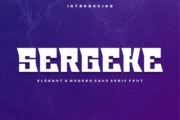 Sergeke: A Display Font That Cuts Through the Feed