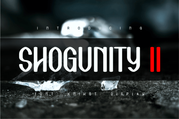 Shogunity II: A Modern Brush Display Font That Just Works