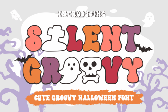 Silent Groovy: A Spooky-Cute Display Font That Elevates Your Brand