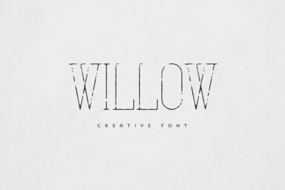 Willow: A Display Font for Editorial Elegance